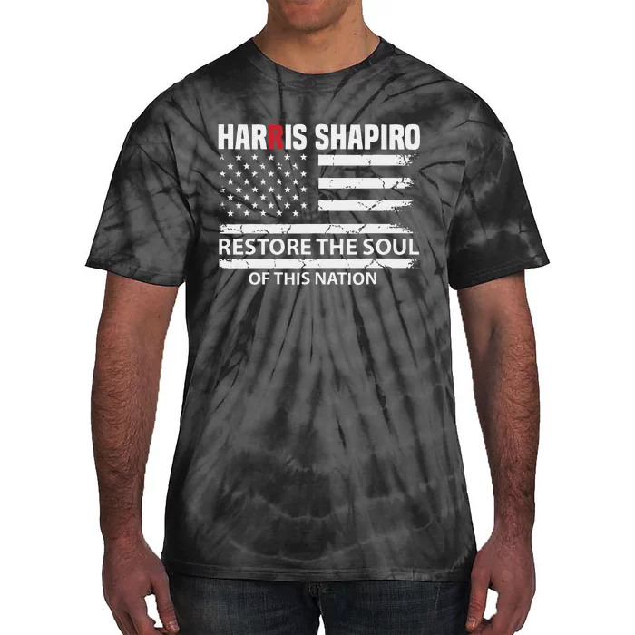 Kamala Harris Josh Shapiro Restore The Soul Of This Nation Tie-Dye T-Shirt