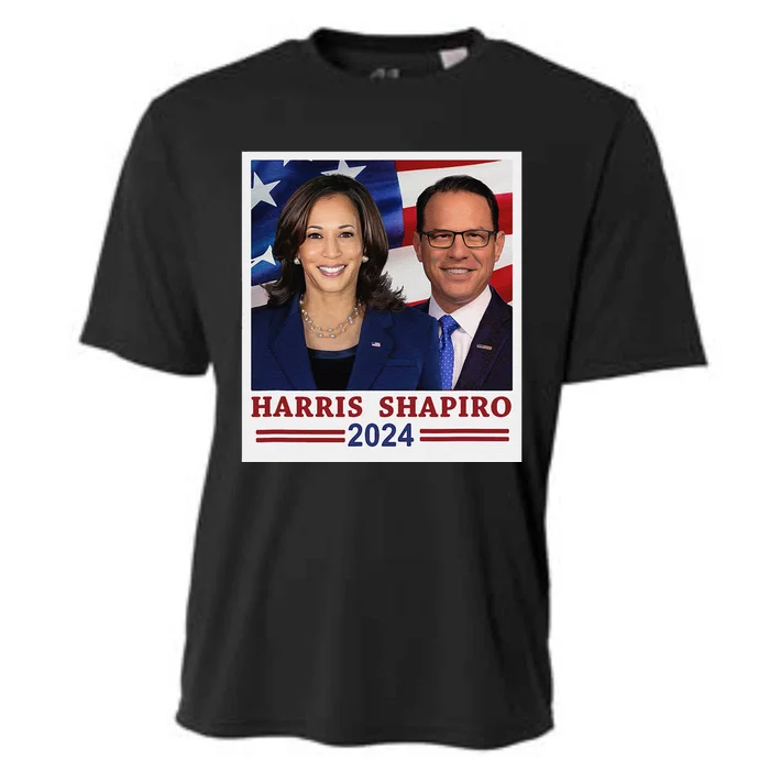 Kamala Harris Josh Shapiro 2024 President Campaign Vp Cooling Performance Crew T-Shirt