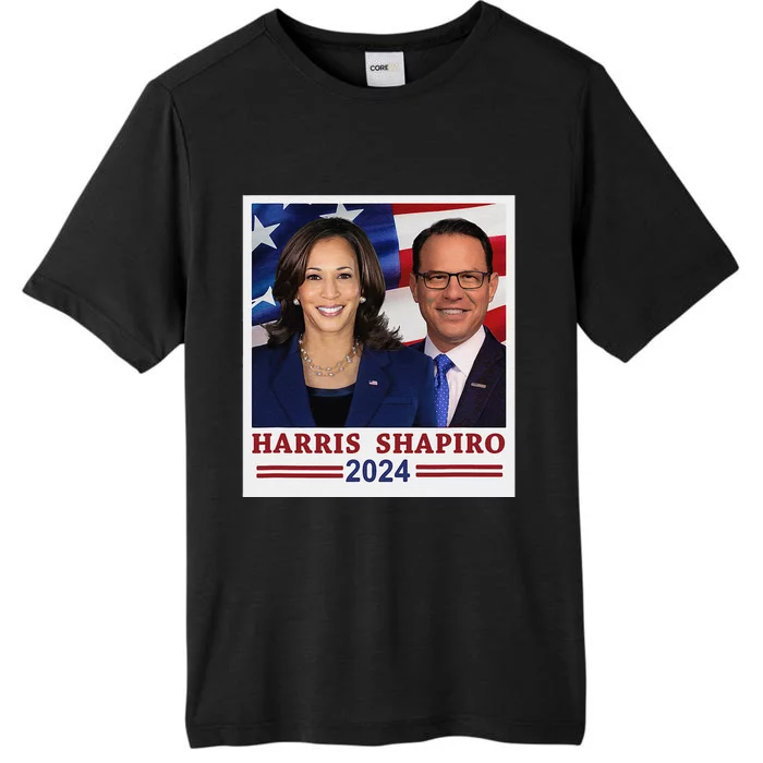 Kamala Harris Josh Shapiro 2024 President Campaign Vp ChromaSoft Performance T-Shirt