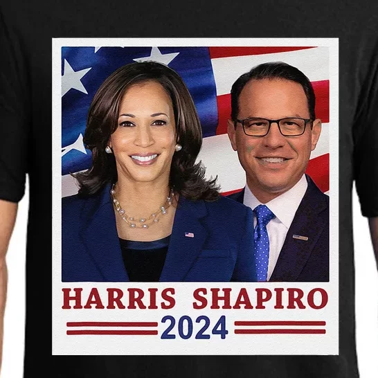 Kamala Harris Josh Shapiro 2024 President Campaign Vp Pajama Set