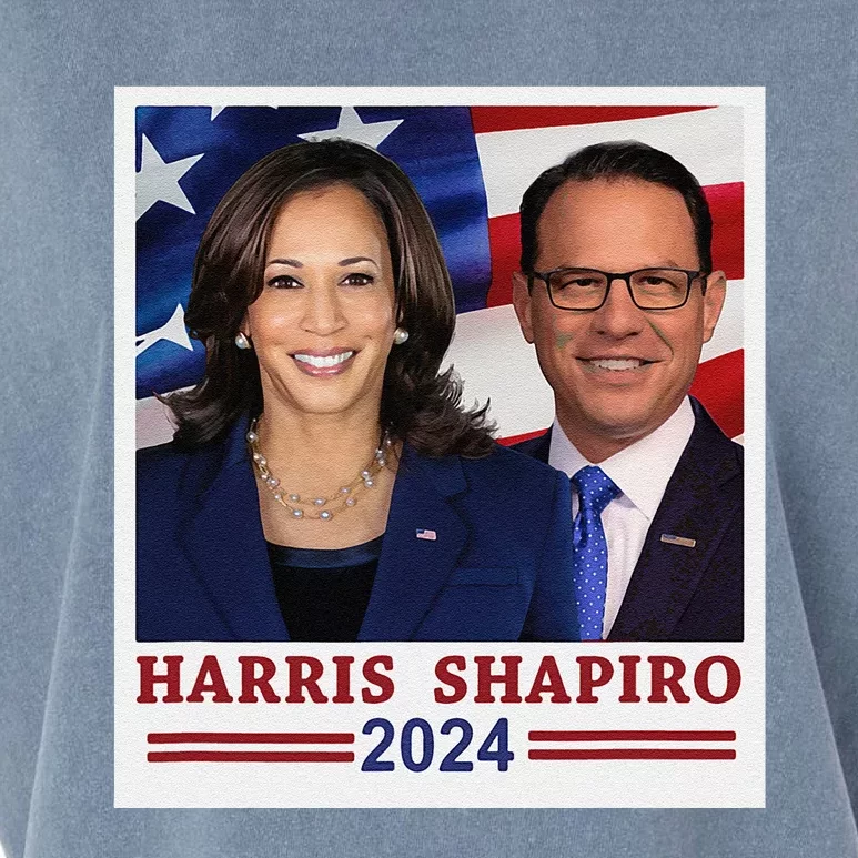 Kamala Harris Josh Shapiro 2024 President Campaign Vp Garment-Dyed Women's Muscle Tee