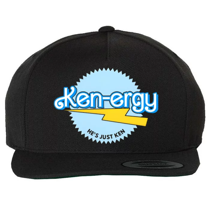 Kenergy Hes Just Ken Inspired By Barb!e Movie Kenergy Bar Bie Wool Snapback Cap