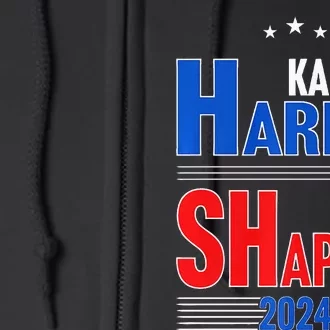 Kamala Harris Josh Shapiro 2024 Funny Harris Shapiro 24 Premium Full Zip Hoodie