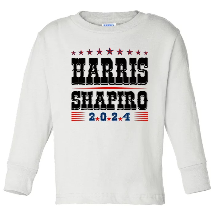 Kamala Harris Josh Shapiro Png Svg Kamala Png Kamala Svg Kamala Harris Presi Toddler Long Sleeve Shirt