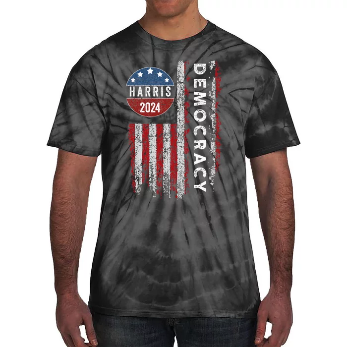 Kamala Harris Kamala 2024 Us Flag Democratic President Tie-Dye T-Shirt