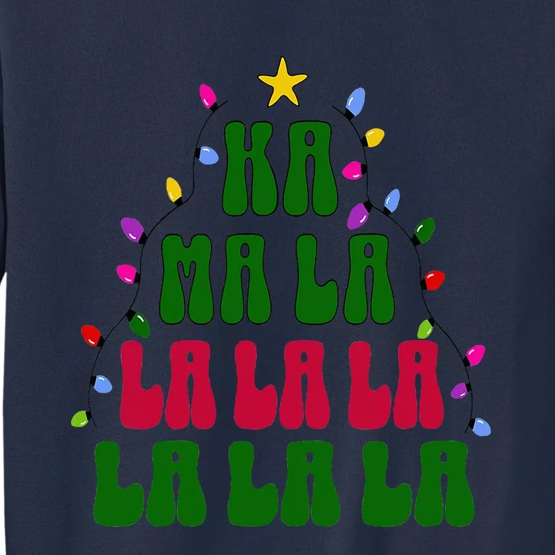 Kamala Harris Ka Ma La La La Christmas Tree Xmas Carol Sweatshirt