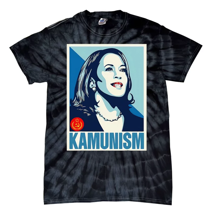 Kamala Harris Kamunism Kamala The Kommunist Communist 2024 Tie-Dye T-Shirt