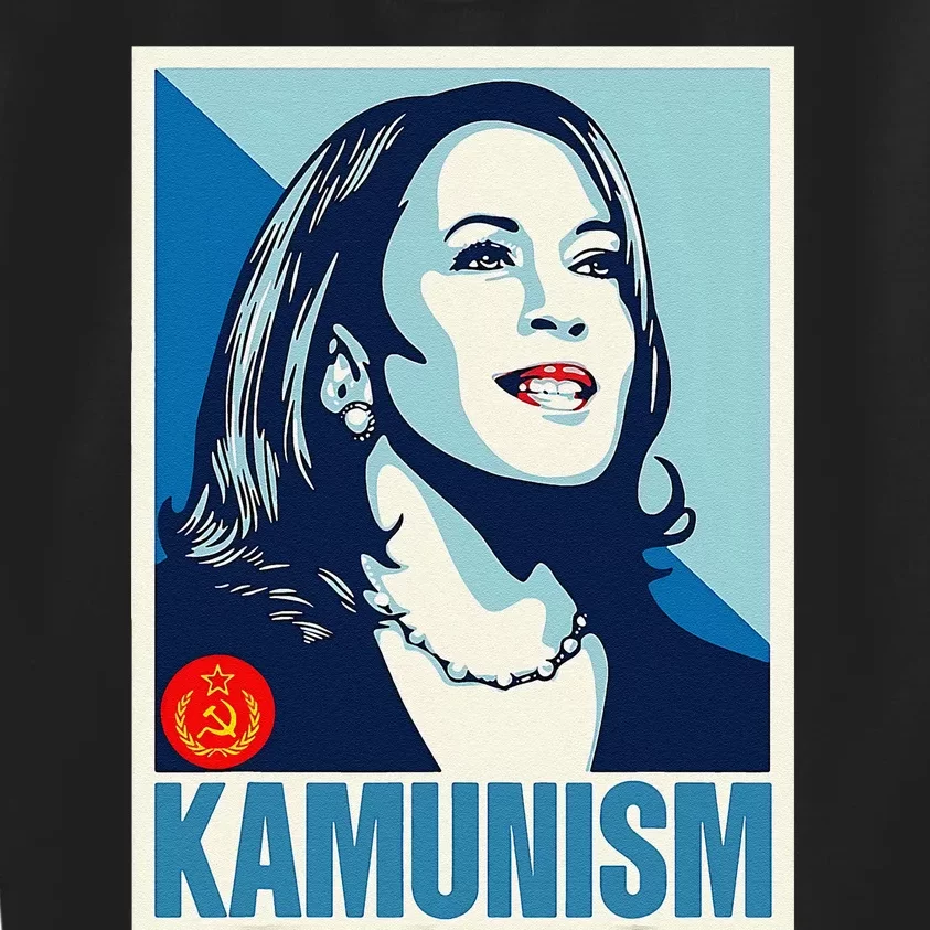 Kamala Harris Kamunism Kamala The Kommunist Communist 2024 Kids Sweatshirt