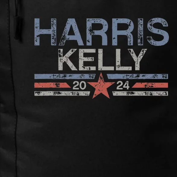 Kamala Harris Kelly 2024 Retro Grunge Harris Kelly 2024 Daily Commute Backpack