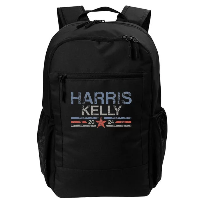 Kamala Harris Kelly 2024 Retro Grunge Harris Kelly 2024 Daily Commute Backpack