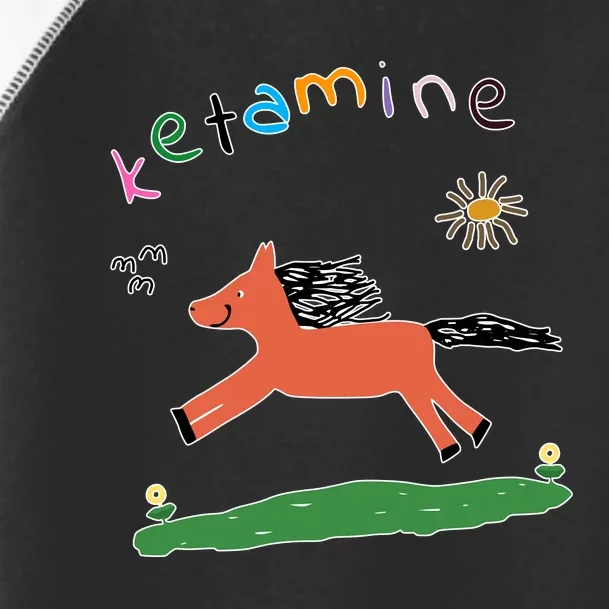 Ketamine Horse Toddler Fine Jersey T-Shirt