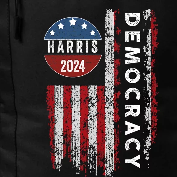 Kamala Harris Kamala 2024 Us Flag Democratic President Daily Commute Backpack