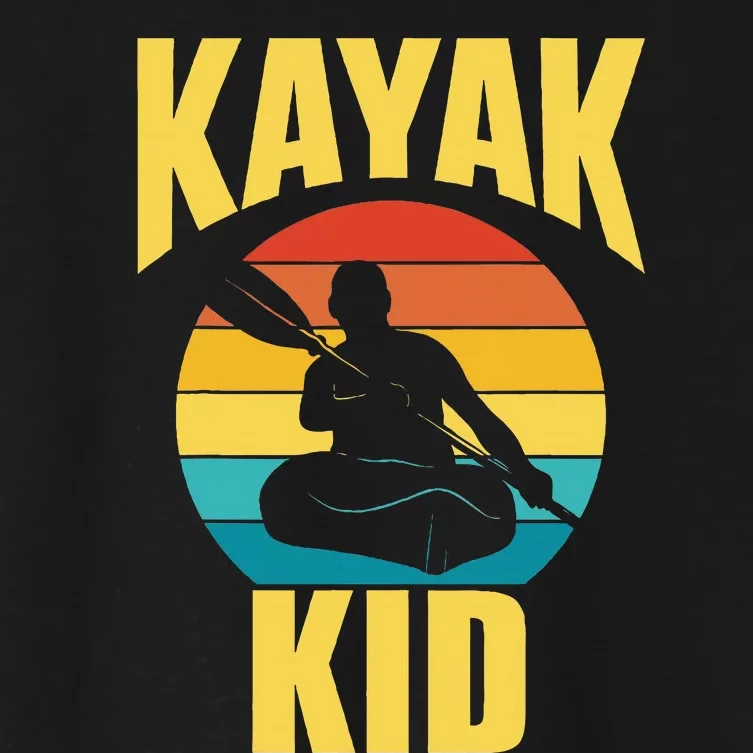 Kayak Hobby Kayakist Kayaking Kayaks Women's Crop Top Tee