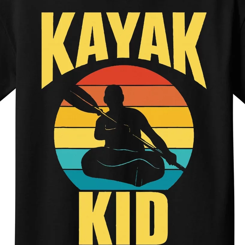 Kayak Hobby Kayakist Kayaking Kayaks Kids T-Shirt