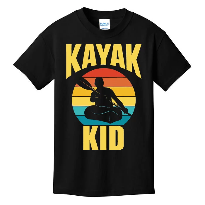 Kayak Hobby Kayakist Kayaking Kayaks Kids T-Shirt