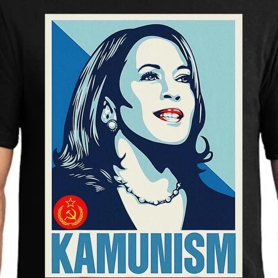 Kamala Harris Kamunism Kamala The Kommunist Communist 2024 Pajama Set