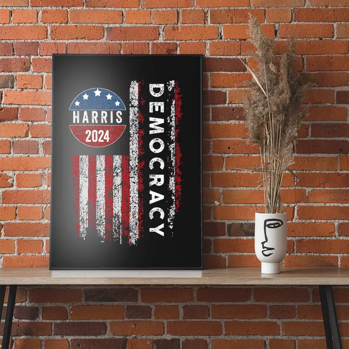 Kamala Harris Kamala 2024 Us Flag Democratic President Poster