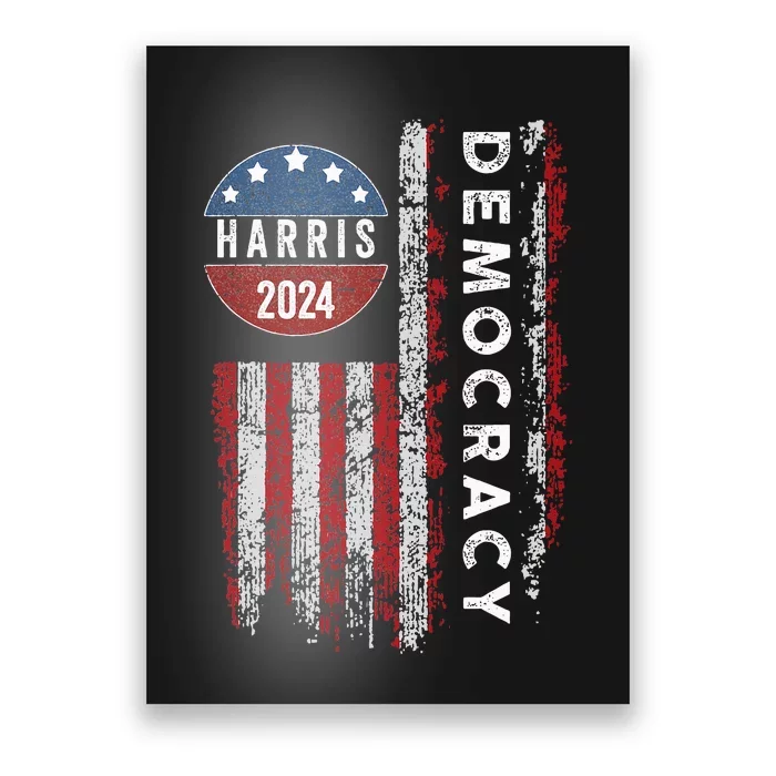 Kamala Harris Kamala 2024 Us Flag Democratic President Poster