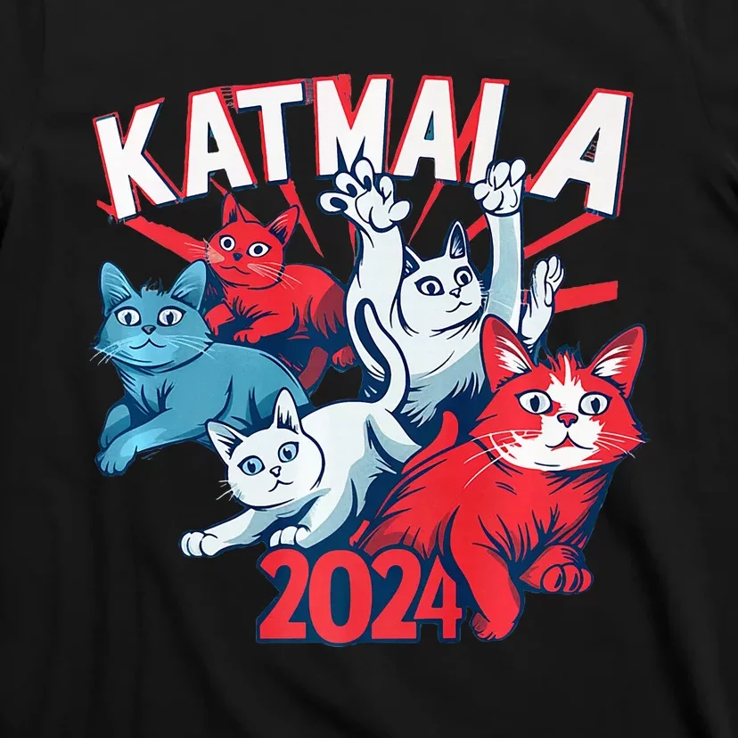 Kamala Harris Katmala Election Sneakers President Cat Lady Premium T-Shirt