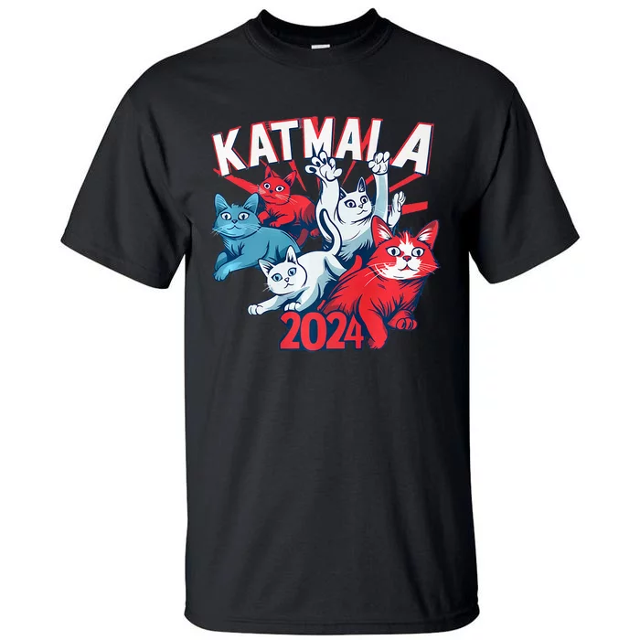 Kamala Harris Katmala Election Sneakers President Cat Lady Premium Tall T-Shirt