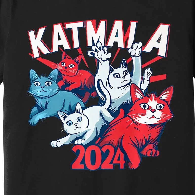 Kamala Harris Katmala Election Sneakers President Cat Lady Premium Premium T-Shirt