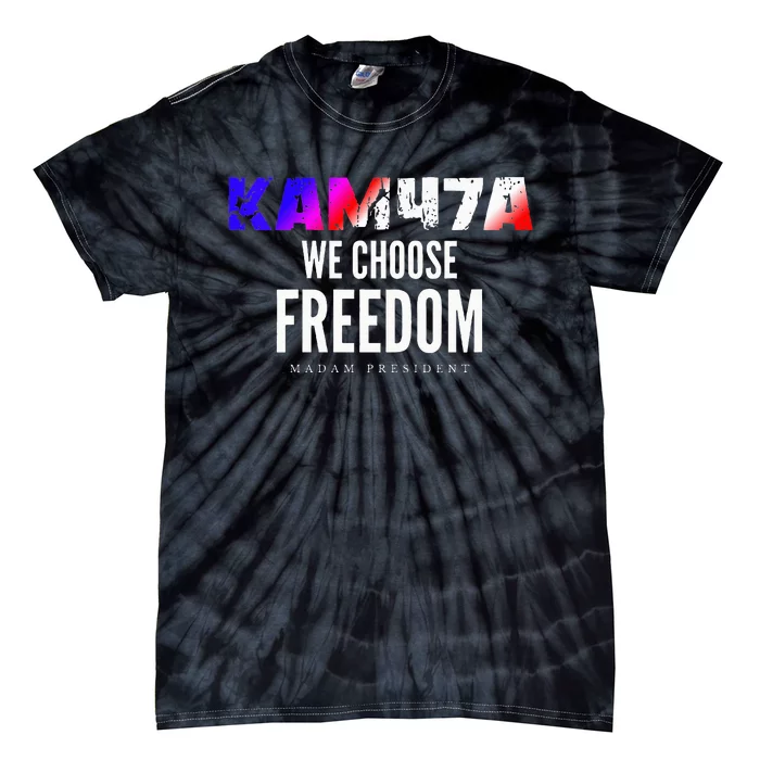 Kamala Harris Kelly Yes We Kam 2024 Election Tie-Dye T-Shirt