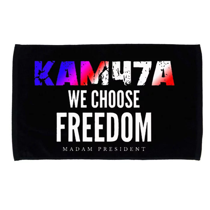 Kamala Harris Kelly Yes We Kam 2024 Election Microfiber Hand Towel