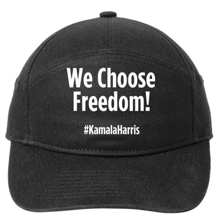 Kamala Harris 7-Panel Snapback Hat