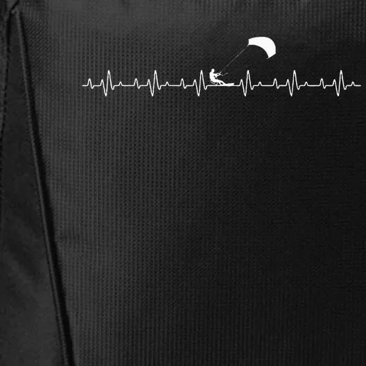 Kitesurfing Heartbeat Kiteboarding Windsurfing Kitesurfer City Backpack