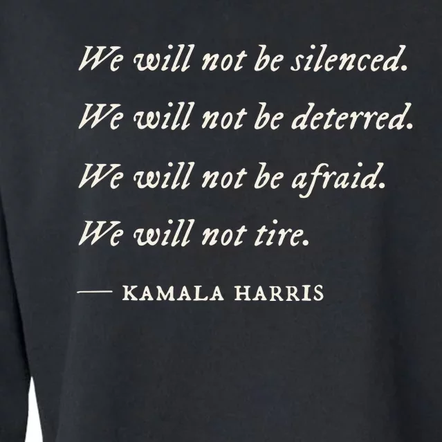 Kamala Harris Cropped Pullover Crew