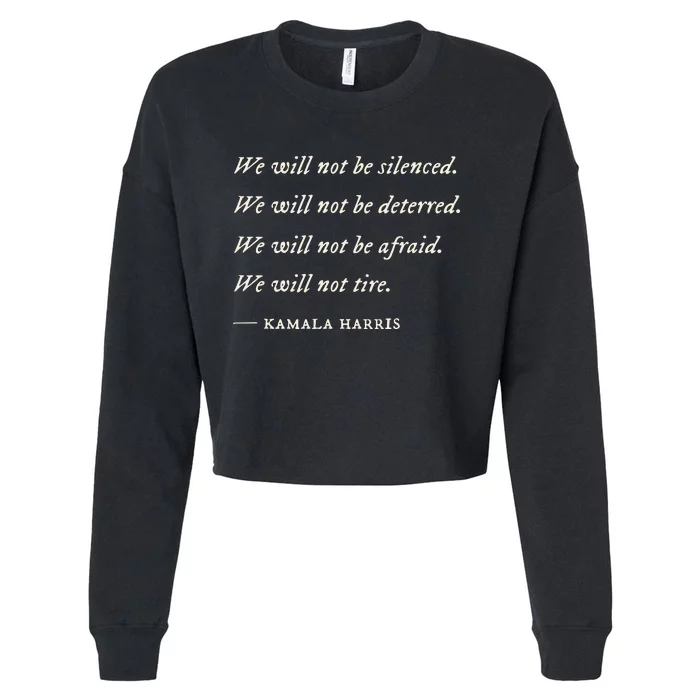 Kamala Harris Cropped Pullover Crew