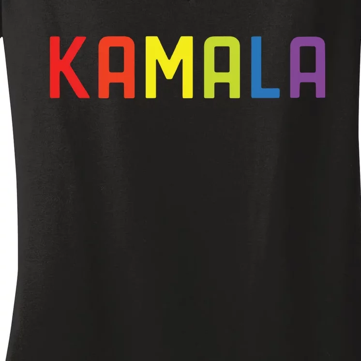 Kamala Harris Women's V-Neck T-Shirt