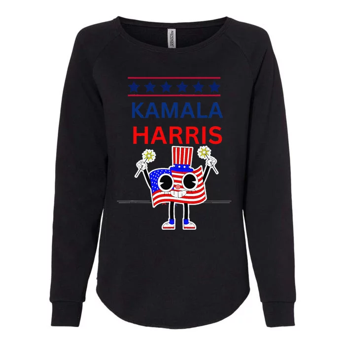 Kamala Harris Womens California Wash Sweatshirt