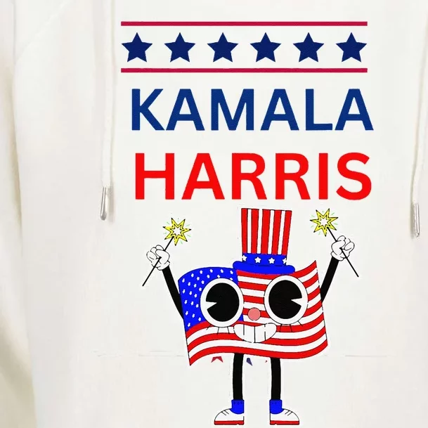 Kamala Harris Womens Funnel Neck Pullover Hood