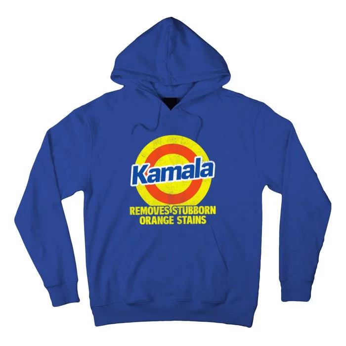 Kamala Harris Kamala Removes Stubborn Orange Stains Cute Gift Tall Hoodie