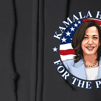 Kamala Harris Full Zip Hoodie