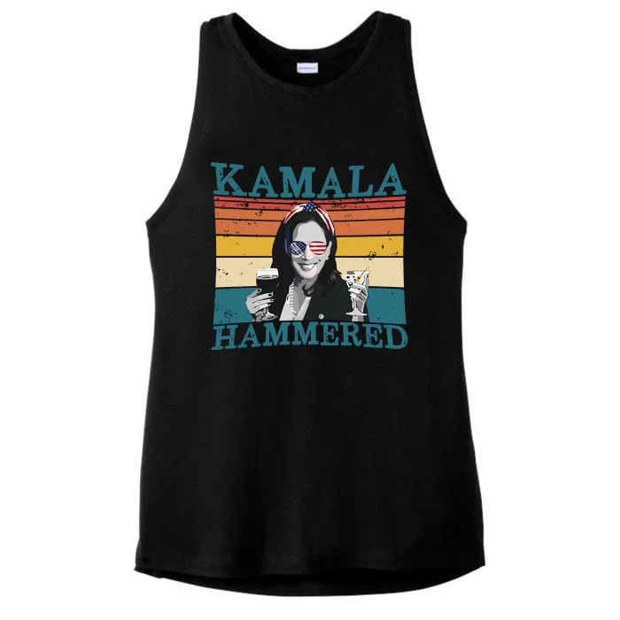 Kamala Hammered Ladies Tri-Blend Wicking Tank