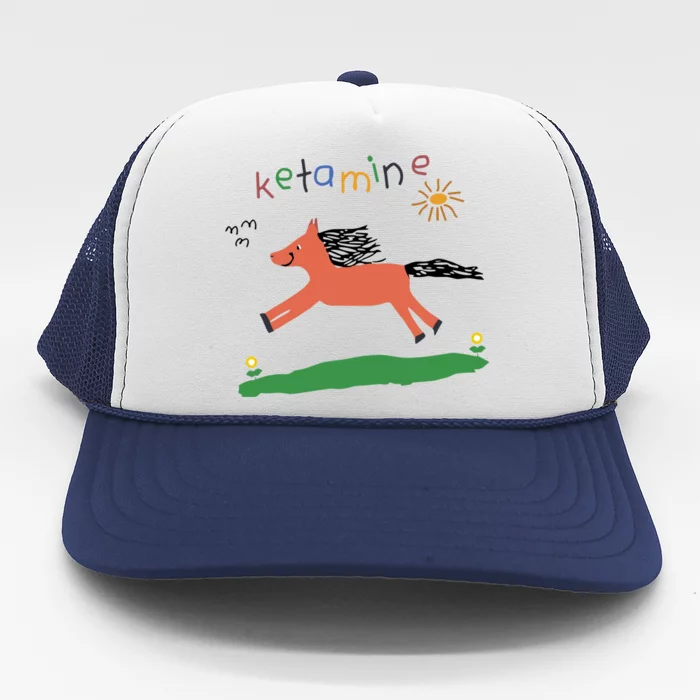 Ketamine Horse Trucker Hat