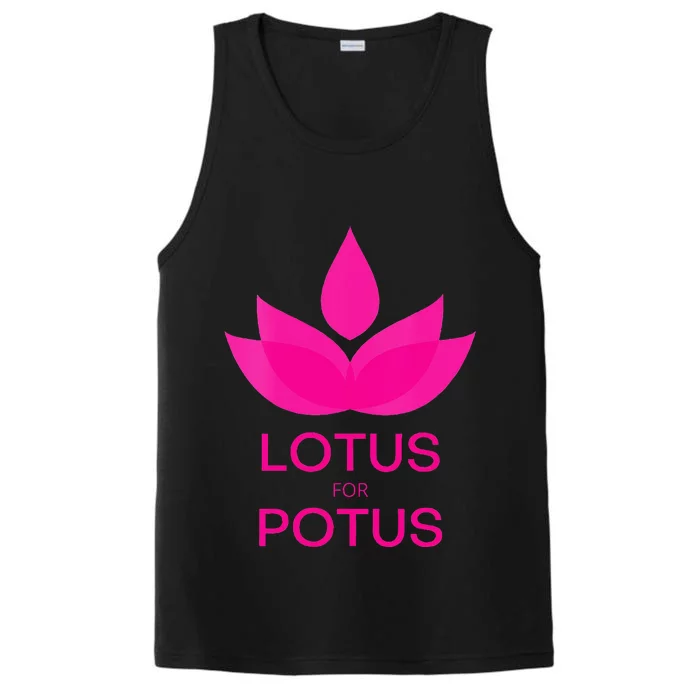 Kamala Harris Lotus For Potus & October 2024 Performance Tank