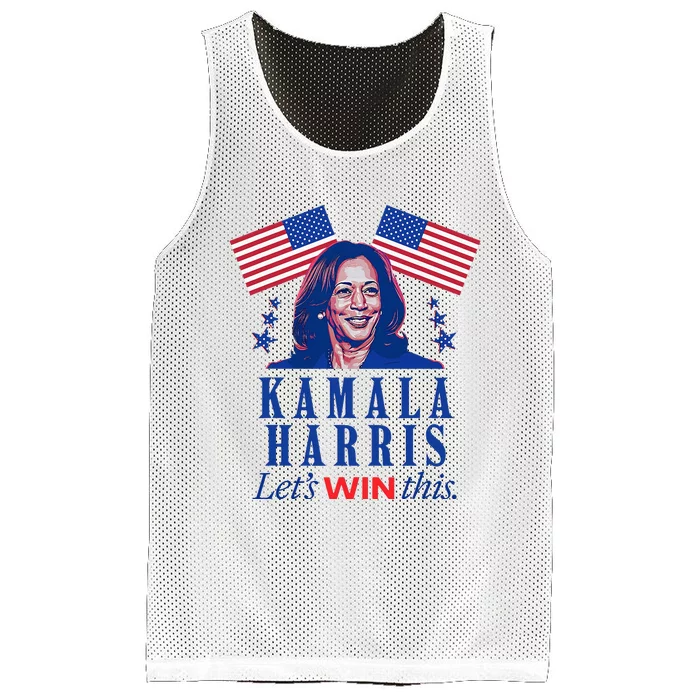 Kamala Harris LetS Win This Mesh Reversible Basketball Jersey Tank