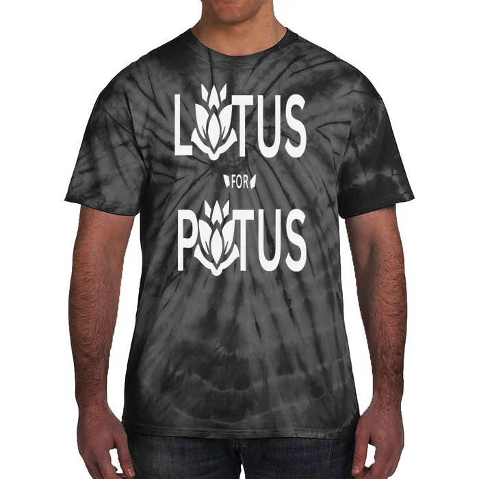 Kamala Harris Lotus For Potus Tie-Dye T-Shirt