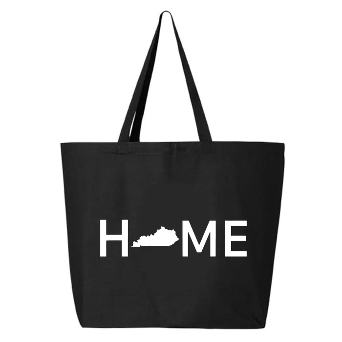 Kentucky Home Love Us State Outline Silhouette 25L Jumbo Tote