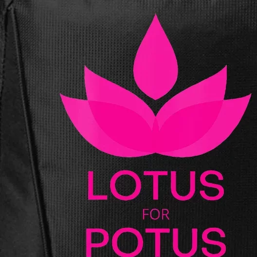 Kamala Harris Lotus For Potus October 2024 City Backpack