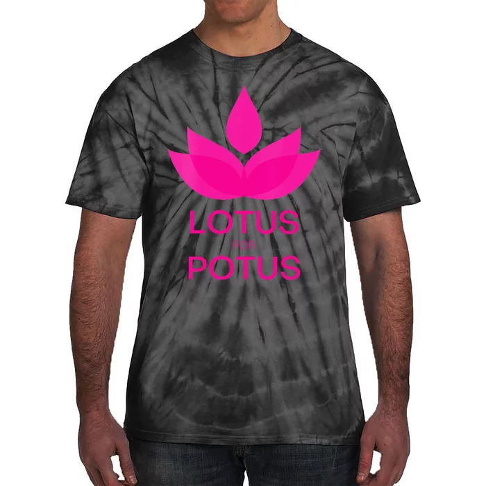 Kamala Harris Lotus For Potus October 2024 Tie-Dye T-Shirt