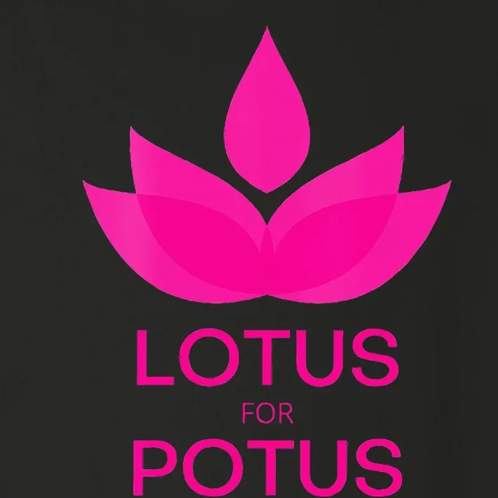 Kamala Harris Lotus For Potus October 2024 Toddler Long Sleeve Shirt