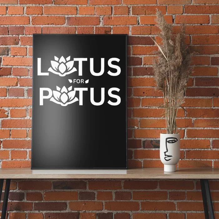 Kamala Harris Lotus For Potus Poster