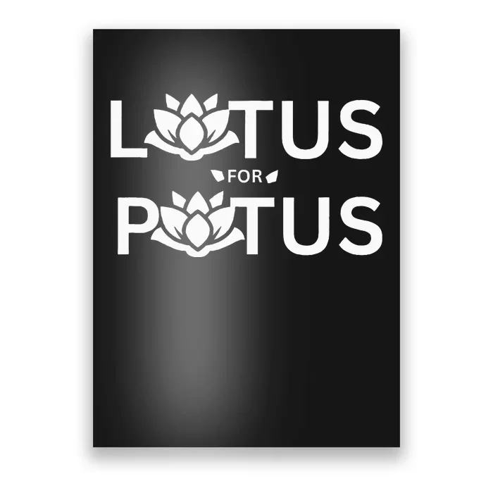 Kamala Harris Lotus For Potus Poster