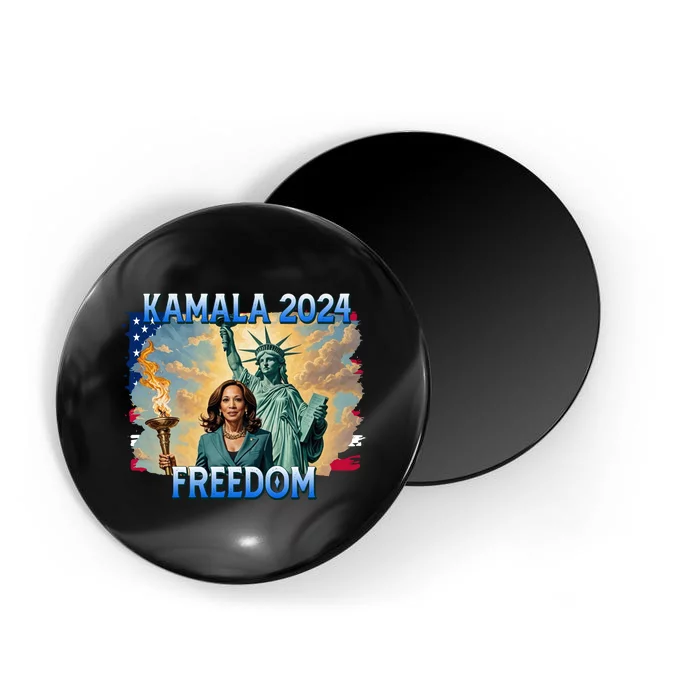 Kamala Harris Lady Liberty Freedom 2024 Magnet