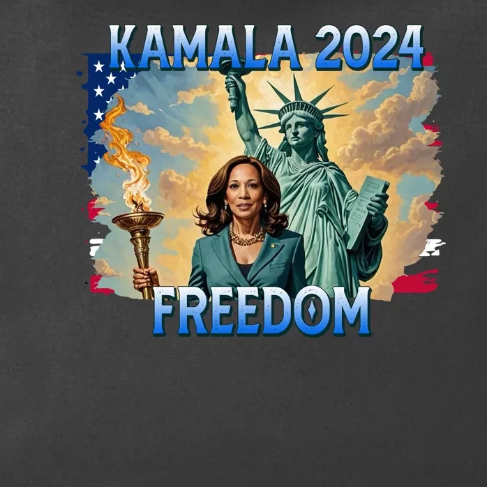 Kamala Harris Lady Liberty Freedom 2024 Zip Tote Bag