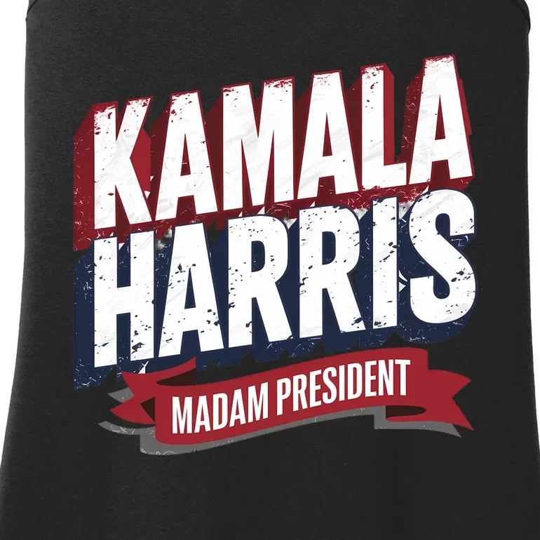 Kamala Harris Madam President Ladies Essential Tank